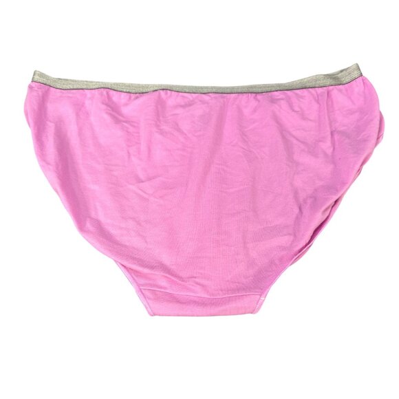 Hanes Womens Size 12 Panty Brief Just My Size Pink New Without Tags - Picture 2 of 6
